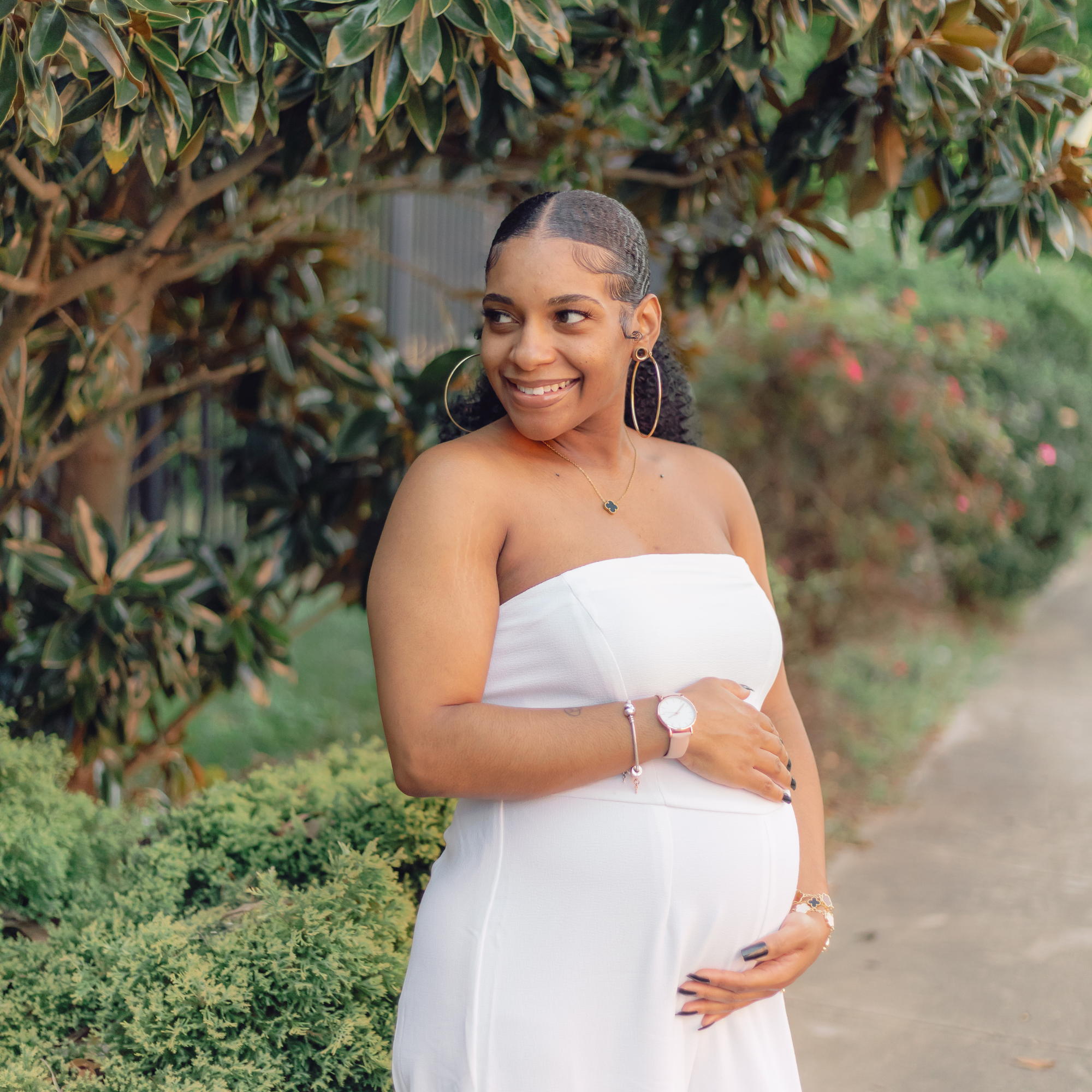 A woman who was served by The Pregnancy Network