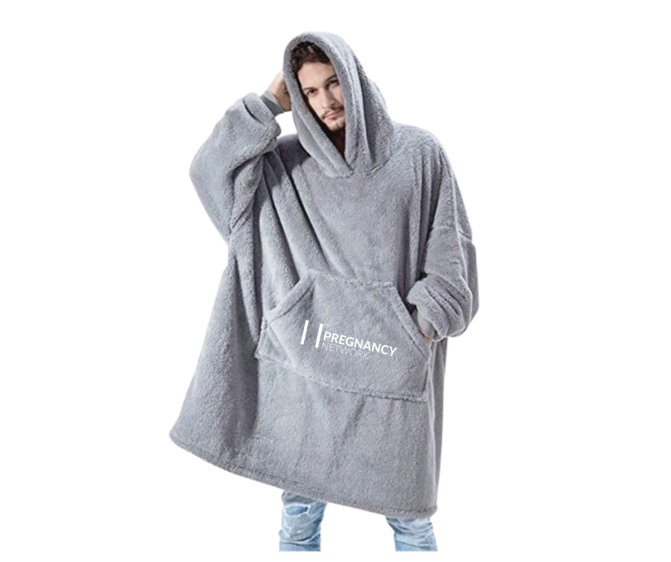 TPN branded hooded wearable blanket